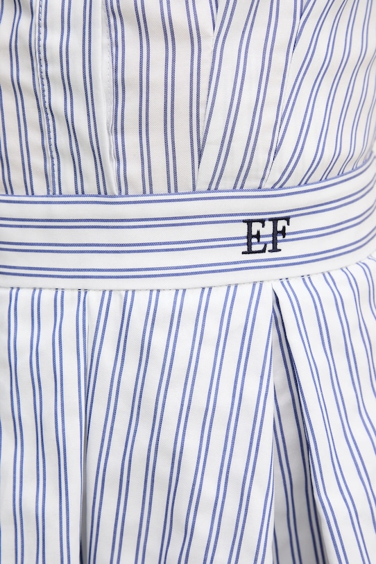 Памучна рокля Elisabetta Franchi AB77051E2 син
