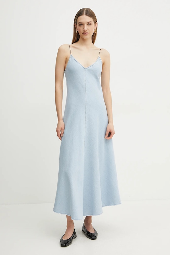 Forte Forte rochie din denim 13549.my.dress albastru SS25