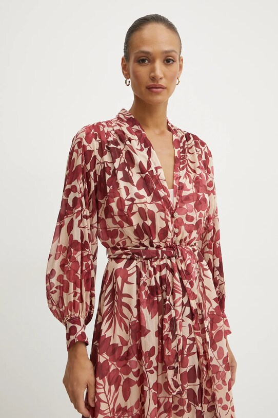 Šaty Forte Forte burgundské 13631.my.dress