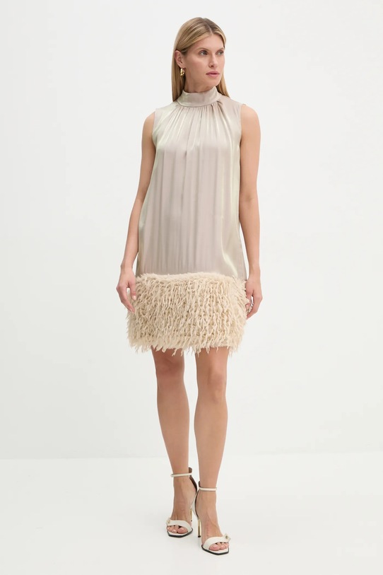 Bruuns Bazaar sukienka BBW4229 beżowy SS25