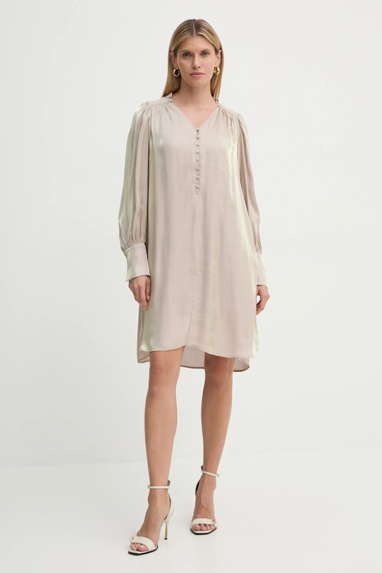 Šaty Bruuns Bazaar BBW4230 béžová SS25