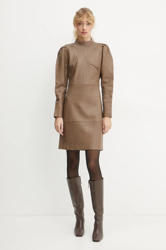 Bruuns Bazaar vestito mini marrone BBW4319