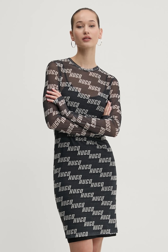 HUGO rochie mini verde 50534848