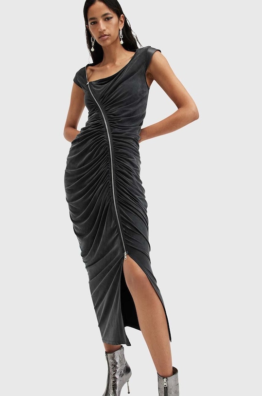 AllSaints sukienka UMBRA casual czarny W007DB