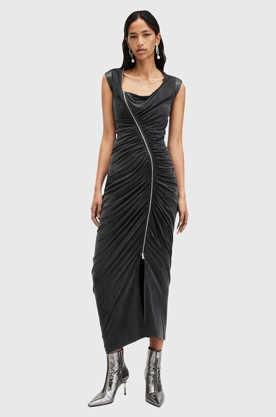 Сукня AllSaints UMBRA W007DB чорний