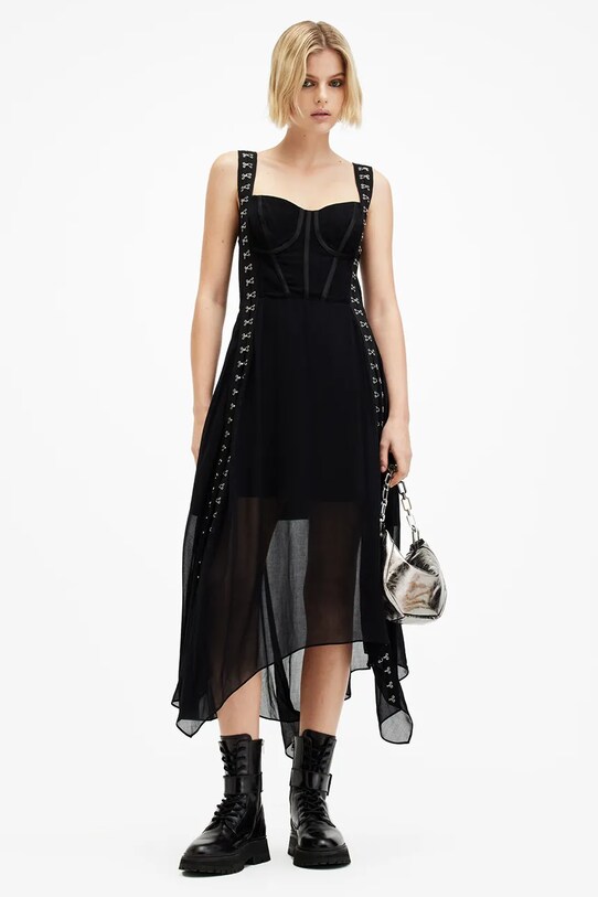 AllSaints rochie LUNA W048DB