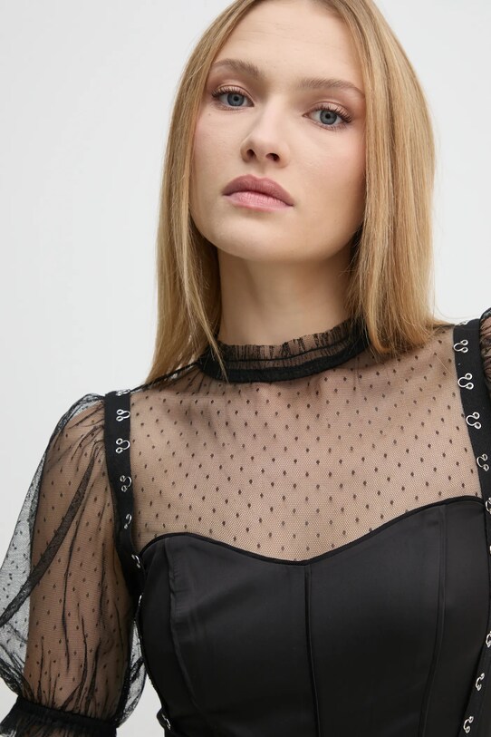 AllSaints sukienka RYLA W155DB czarny