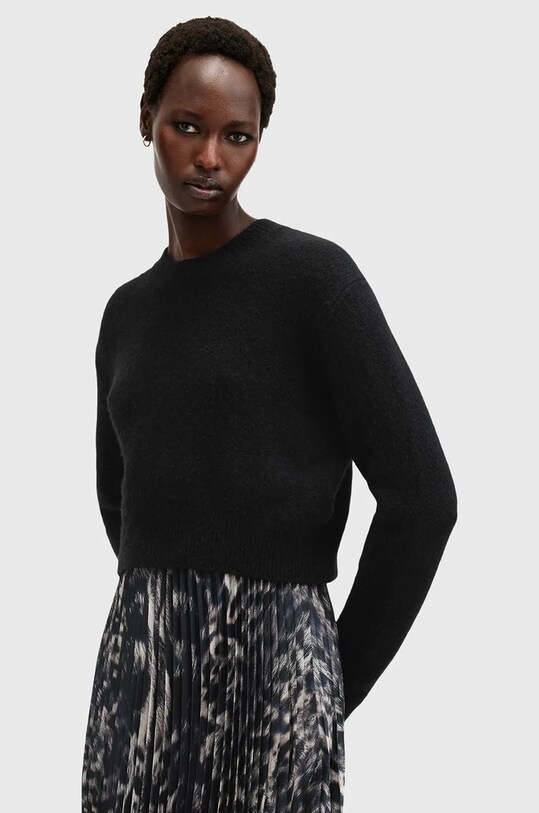 AllSaints ruha és pulóver JINX PLEATED W186DB fekete SS25