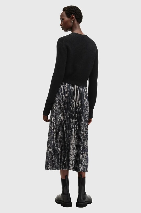 AllSaints ruha és pulóver JINX PLEATED fekete W186DB
