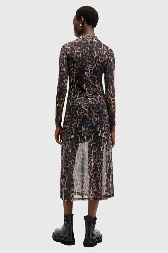 Îmbrăcăminte AllSaints rochie HANNA W220DB maro