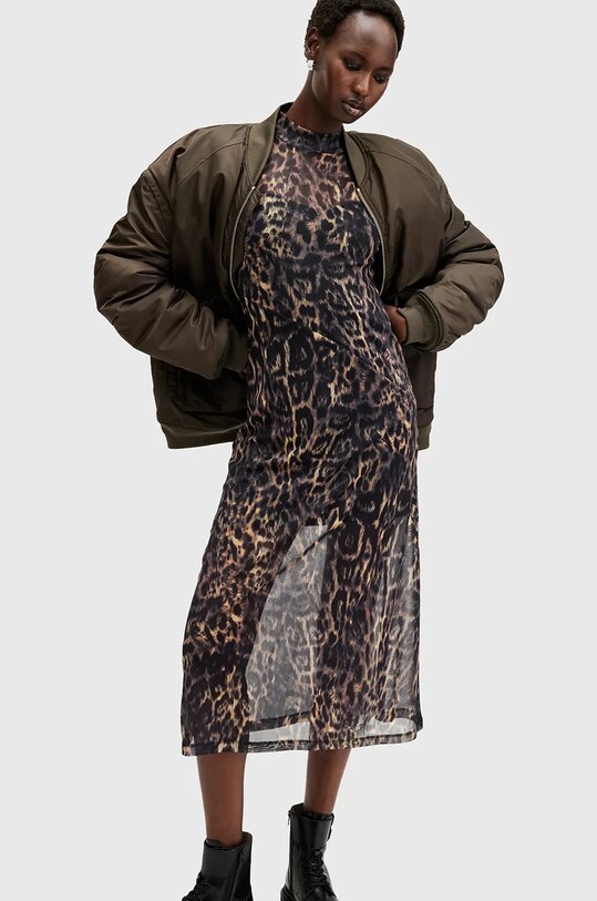 AllSaints rochie HANNA maro W220DB