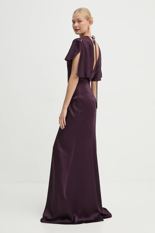 Odzież Victoria Beckham sukienka 1125WDR005454A fioletowy