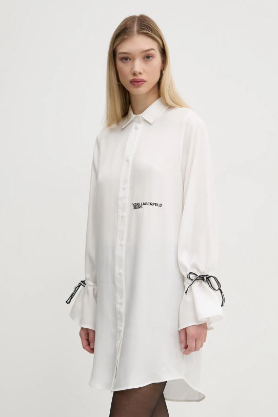 Šaty Karl Lagerfeld Jeans mini béžová A1W13003