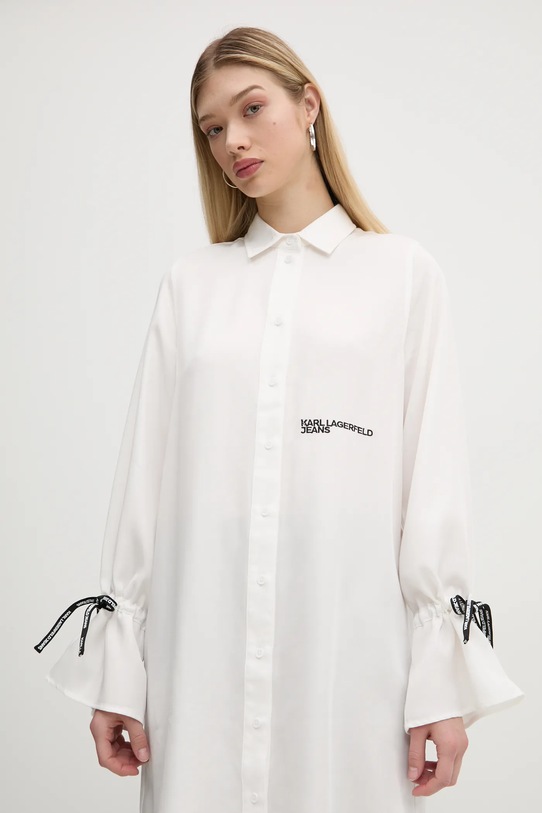 Šaty Karl Lagerfeld Jeans béžová A1W13003