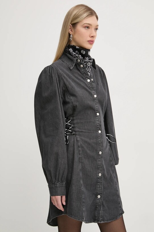 Karl Lagerfeld Jeans rochie mini gri A1W13004