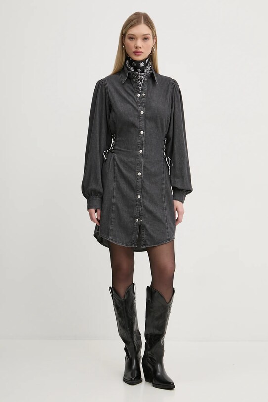 Karl Lagerfeld Jeans rochie A1W13004 gri SS25