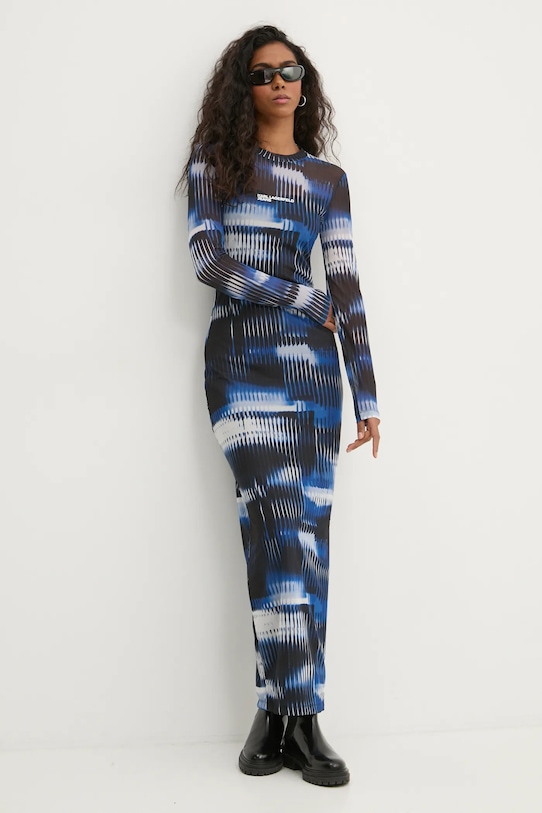 Karl Lagerfeld Jeans sukienka casual czarny A1W13013