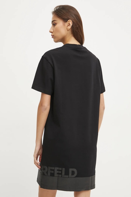 Odzież Karl Lagerfeld Jeans sukienka bawełniana A1W13015 czarny