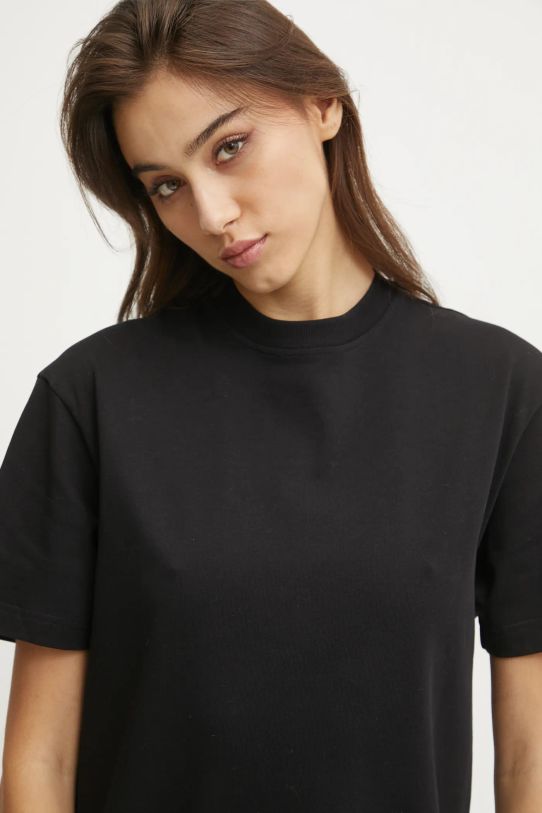 Karl Lagerfeld Jeans sukienka bawełniana czarny A1W13015