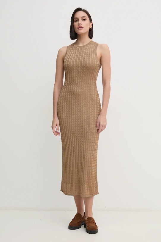 Tommy Hilfiger rochie maxi maro WW0WW43999