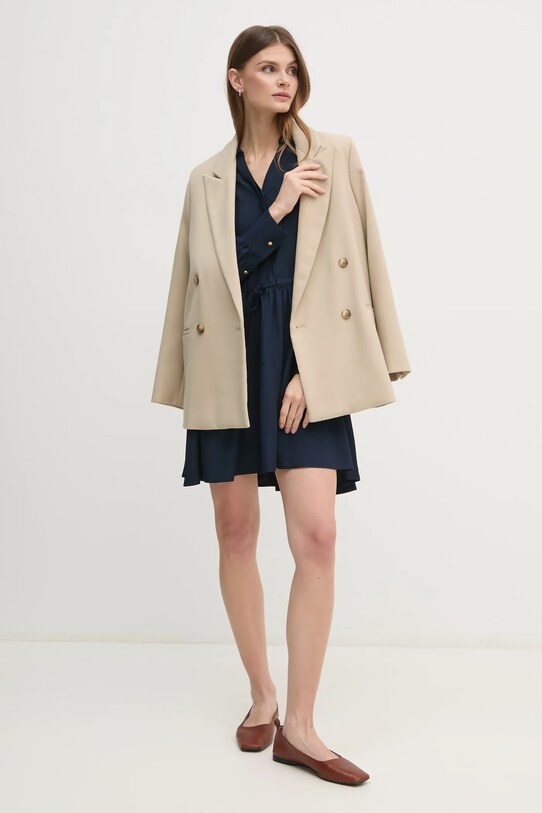 Платье Tommy Hilfiger WW0WW44020 тёмно-синий SS25