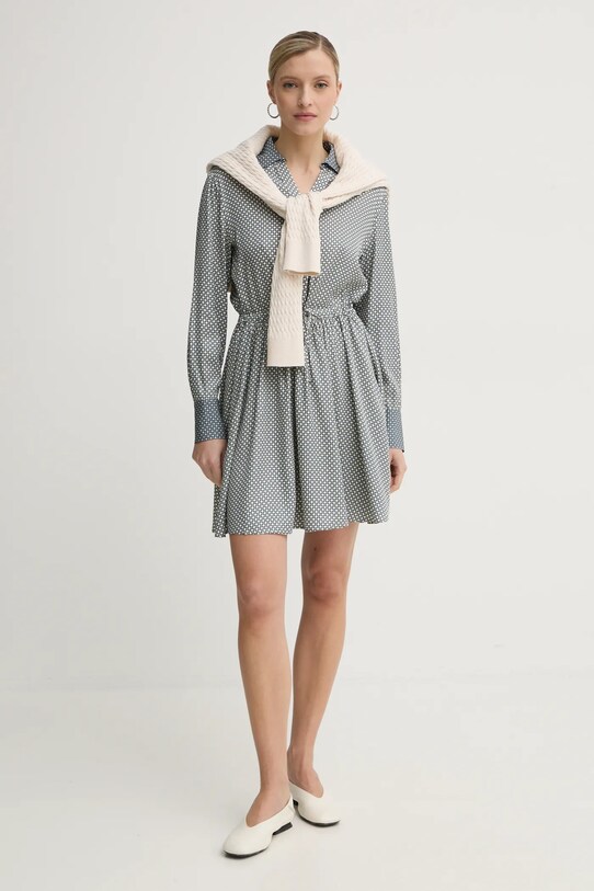 Сукня Tommy Hilfiger WW0WW44020 сірий SS25