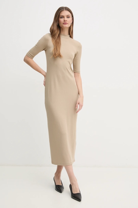 Сукня Tommy Hilfiger бежевий WW0WW44430