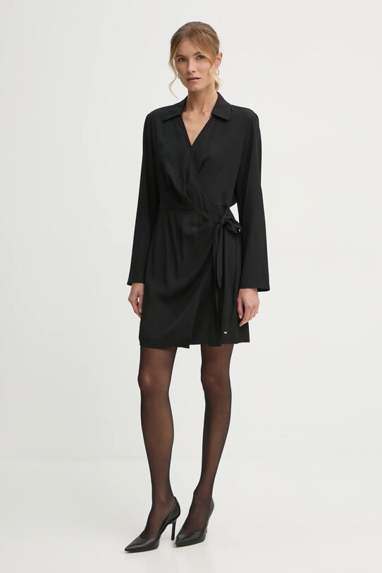 Сукня Tommy Hilfiger WW0WW45006 чорний SS25