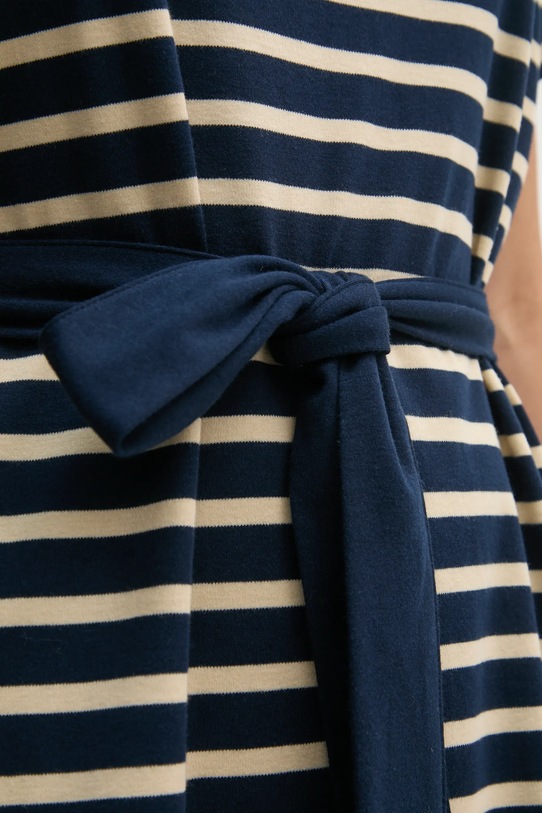 Bavlnené šaty Tommy Hilfiger WW0WW45183 tmavomodrá