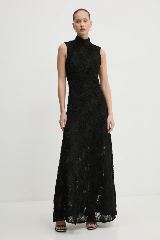 Rotate sukienka z elastanem czarny 113617100