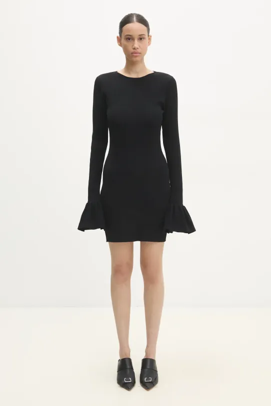 Haljina Rotate uz tijelo crna 113621100