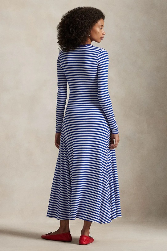 Polo Ralph Lauren sukienka 211959125 niebieski SS25