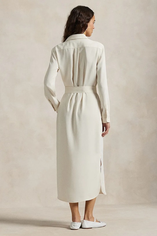 Haljina Polo Ralph Lauren 211959902 bež SS25