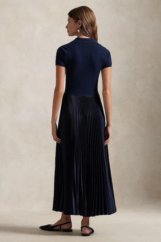 Polo Ralph Lauren rochie 211959913 albastru SS25