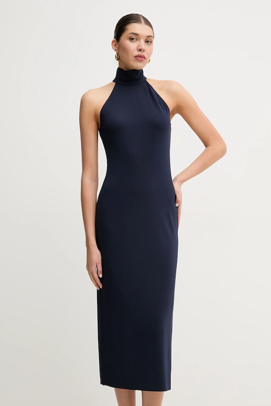 Polo Ralph Lauren sukienka z elastanem granatowy 211960017