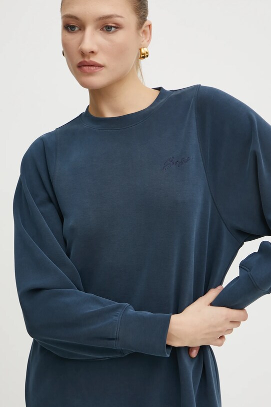 BOSS Orange sukienka niebieski 50535131