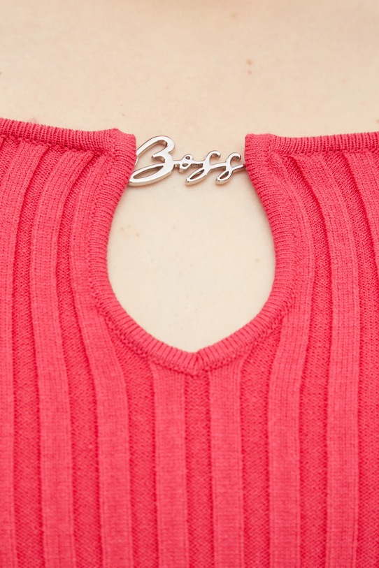 BOSS Orange sukienka 50531453 różowy