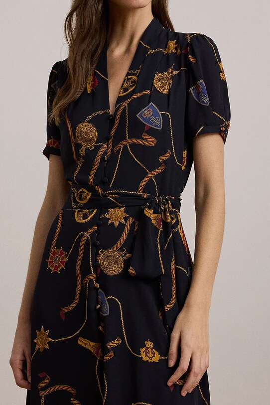 Платье Lauren Ralph Lauren тёмно-синий 200957152