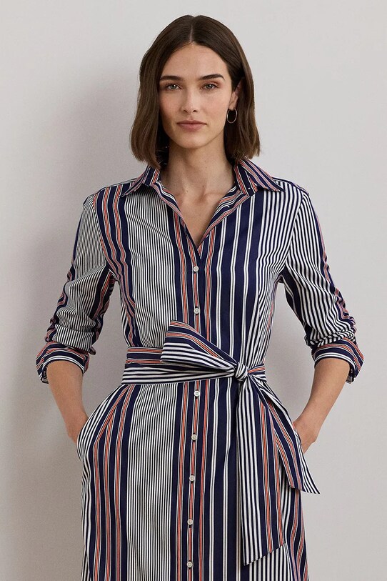 Abbigliamento Lauren Ralph Lauren vestito in cotone 200962683 multicolore