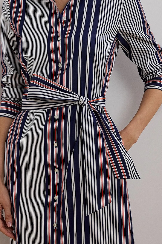 Хлопковое платье Lauren Ralph Lauren мультиколор 200962683