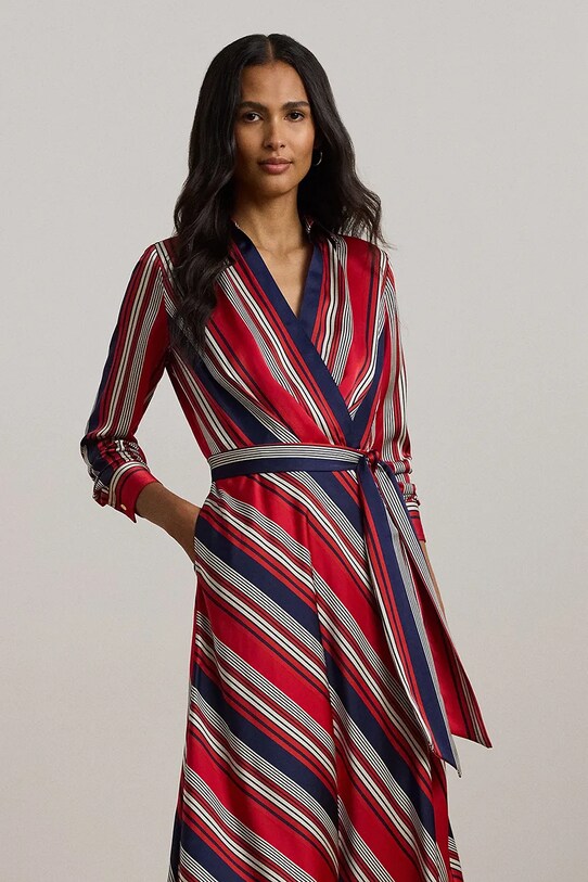 Odjeća Haljina Lauren Ralph Lauren 250957090 crvena