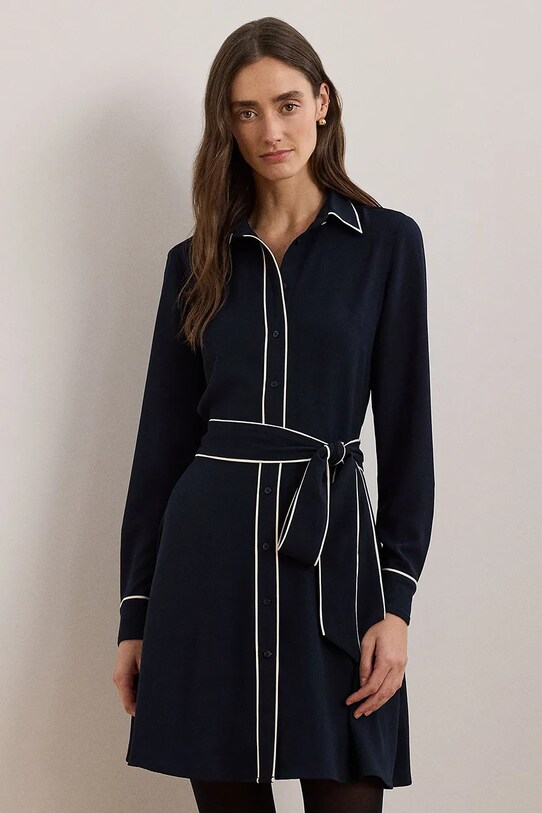 Одяг Сукня Lauren Ralph Lauren 250957412 темно-синій
