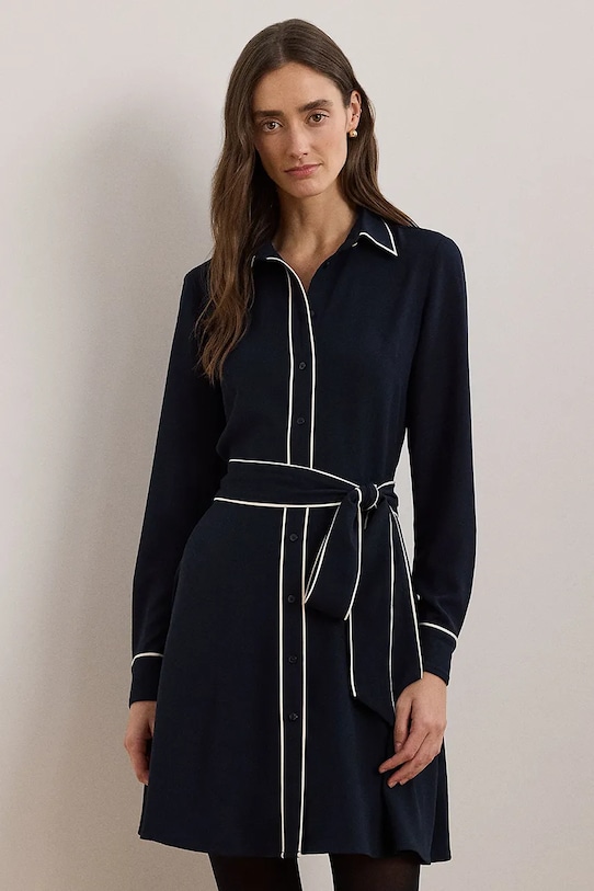 Ρούχα Φόρεμα Lauren Ralph Lauren 250957412 σκούρο μπλε