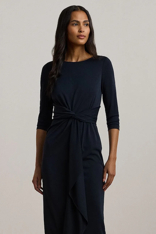 Oblečení Šaty Lauren Ralph Lauren 250957698 námořnická modř