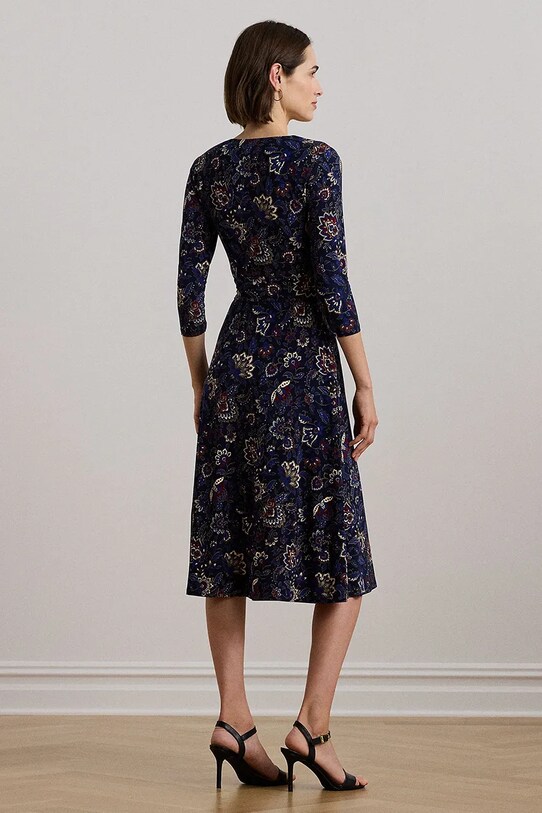 Платье Lauren Ralph Lauren 250957701 тёмно-синий SS25