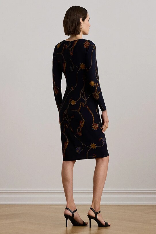 Платье Lauren Ralph Lauren 250957702 тёмно-синий SS25
