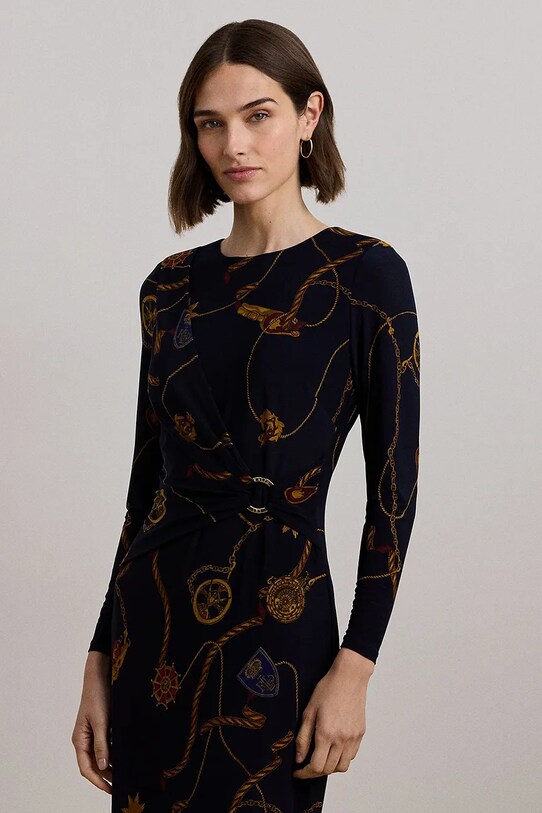 Одежда Платье Lauren Ralph Lauren 250957702 тёмно-синий