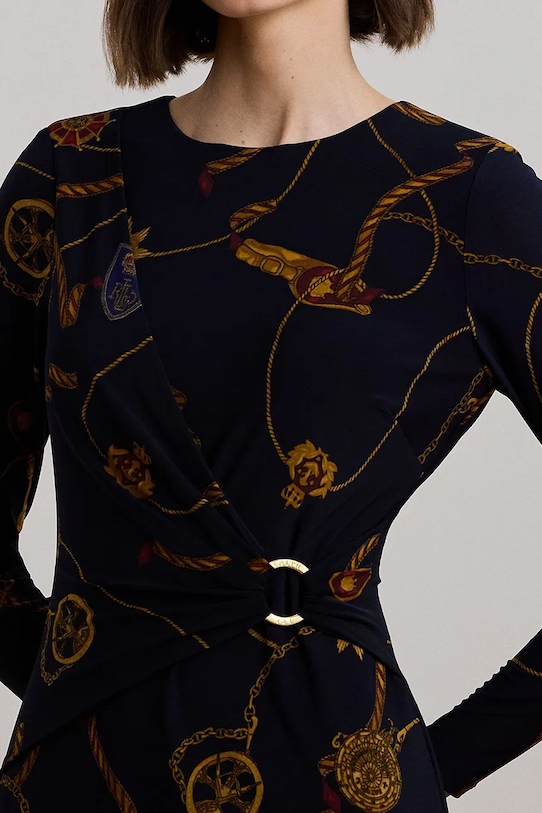 Lauren Ralph Lauren sukienka granatowy 250957702