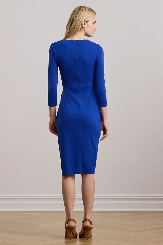 Платье Lauren Ralph Lauren 250957709 голубой SS25
