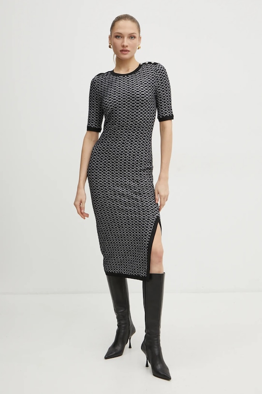 BOSS rochie 50494185 negru SS25